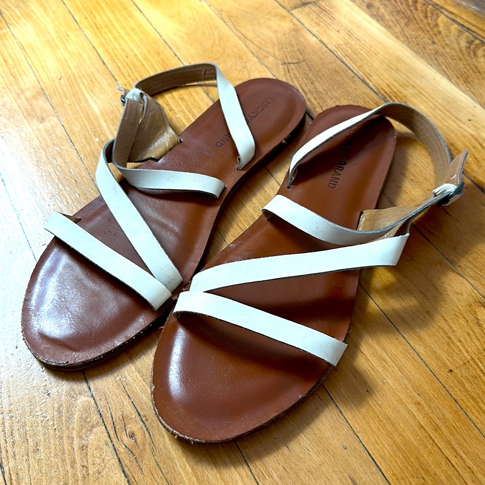 White sandal